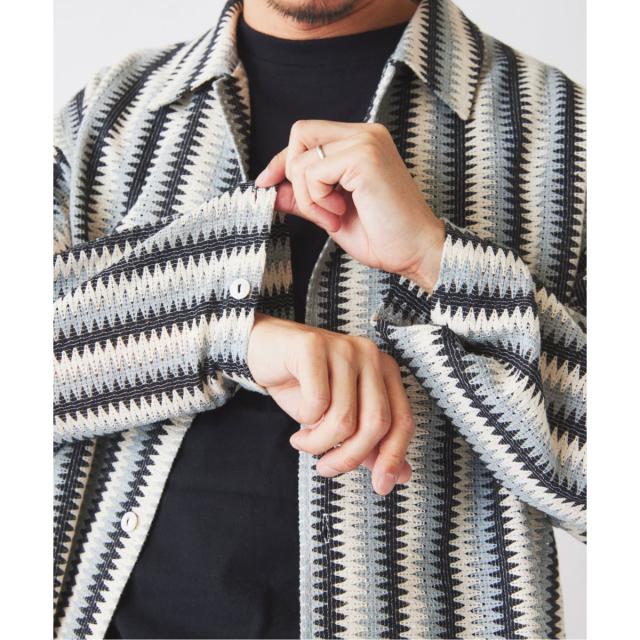 ジャーナルスタンダード レリューム（JOURNAL STANDARD relume）/INDIA COTTON ”ウェービー” クロシェシャツ_14