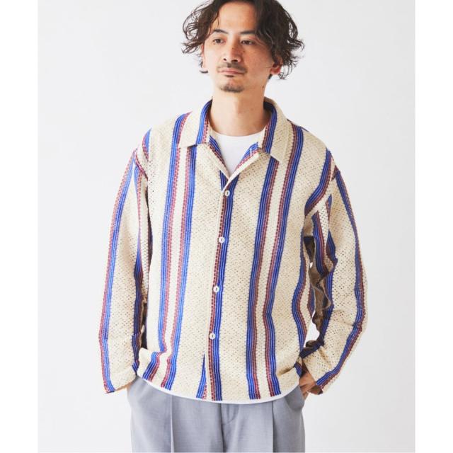 ジャーナルスタンダード レリューム（JOURNAL STANDARD relume）/INDIA COTTON ”ウェービー” クロシェシャツ_18
