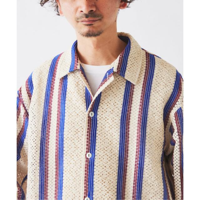 ジャーナルスタンダード レリューム（JOURNAL STANDARD relume）/INDIA COTTON ”ウェービー” クロシェシャツ_19