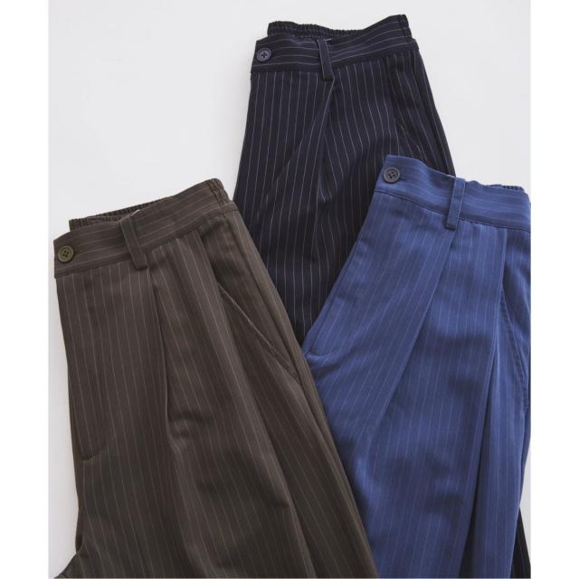ジャーナルスタンダード レリューム（JOURNAL STANDARD relume）/ヒールカット ルーズライト ストライプ スラックス_3