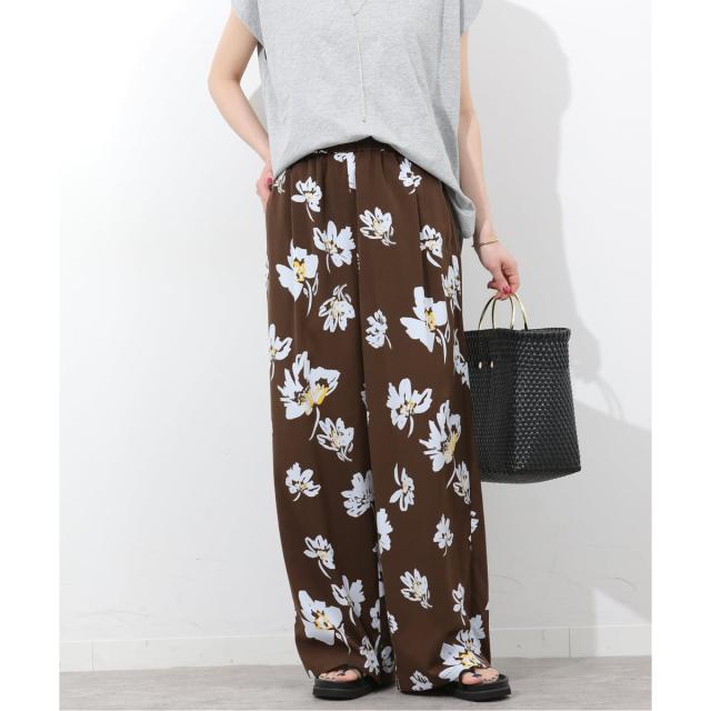 ジャーナルスタンダード レリューム（JOURNAL STANDARD relume）/フラワープリントタックパンツ