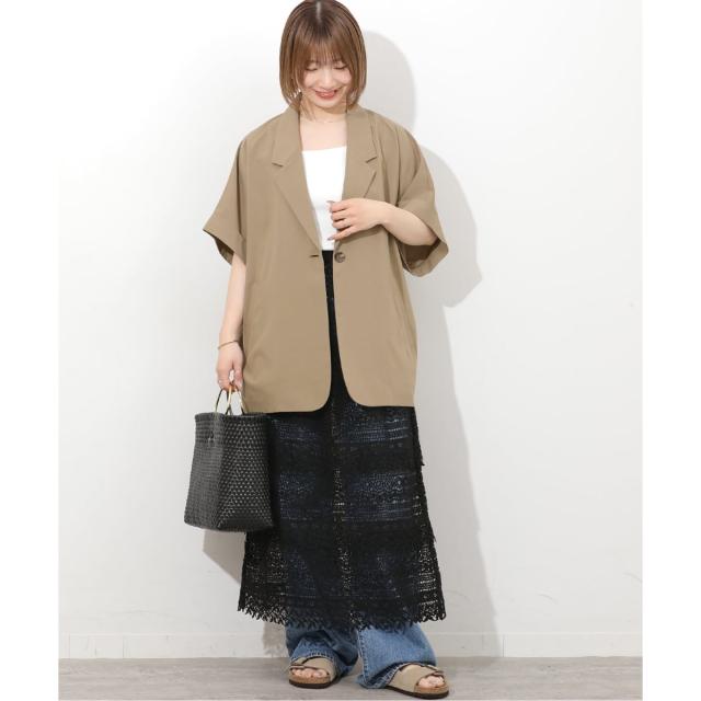 ジャーナルスタンダード レリューム（JOURNAL STANDARD relume）/【MULTI FUNC+】接触冷感 / 防シワ ハイカウントフレンチジャケット_8