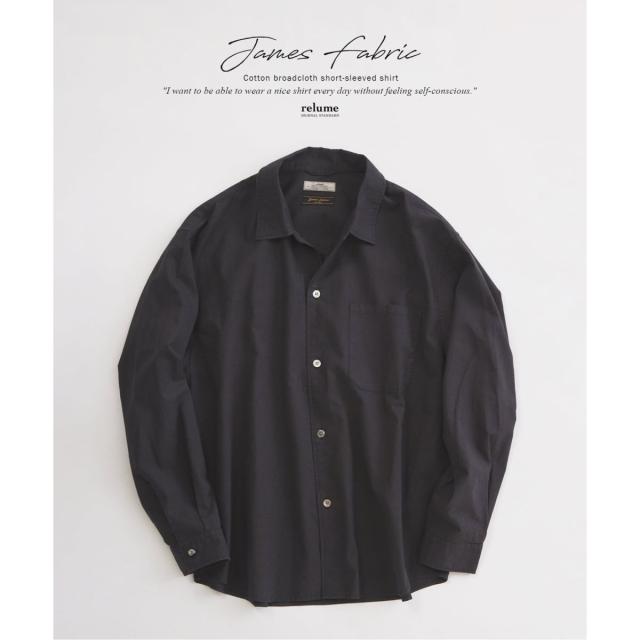 ジャーナルスタンダード レリューム（JOURNAL STANDARD relume）/《予約》JAMES FABRIC コットンリネン ガーメントダイ シャツ_1