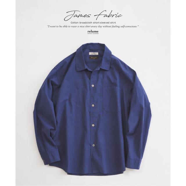 ジャーナルスタンダード レリューム（JOURNAL STANDARD relume）/《予約》JAMES FABRIC コットンリネン ガーメントダイ シャツ_4