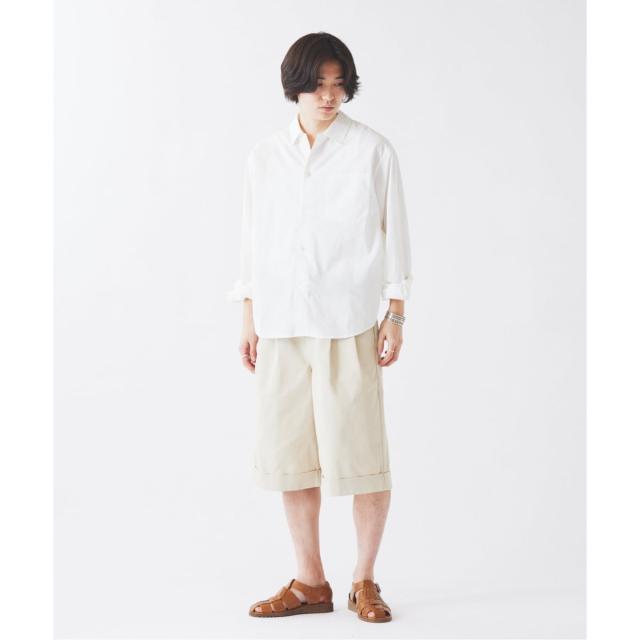 ジャーナルスタンダード レリューム（JOURNAL STANDARD relume）/《予約》JAMES FABRIC コットンリネン ガーメントダイ シャツ_6