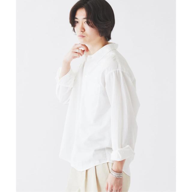 ジャーナルスタンダード レリューム（JOURNAL STANDARD relume）/《予約》JAMES FABRIC コットンリネン ガーメントダイ シャツ_19
