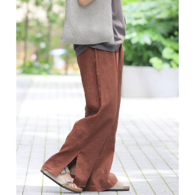 ジャーナルスタンダード レリューム（JOURNAL STANDARD relume）/《一部WEB限定追加2》麻スリットイージーパンツ_19