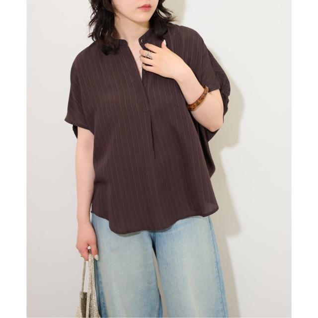 ジャーナルスタンダード レリューム（JOURNAL STANDARD relume）/《追加予約2》N/Rダブルストライプブラウス_16