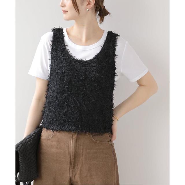 ジャーナルスタンダード レリューム（JOURNAL STANDARD relume）/チュールヤーンニットベスト
