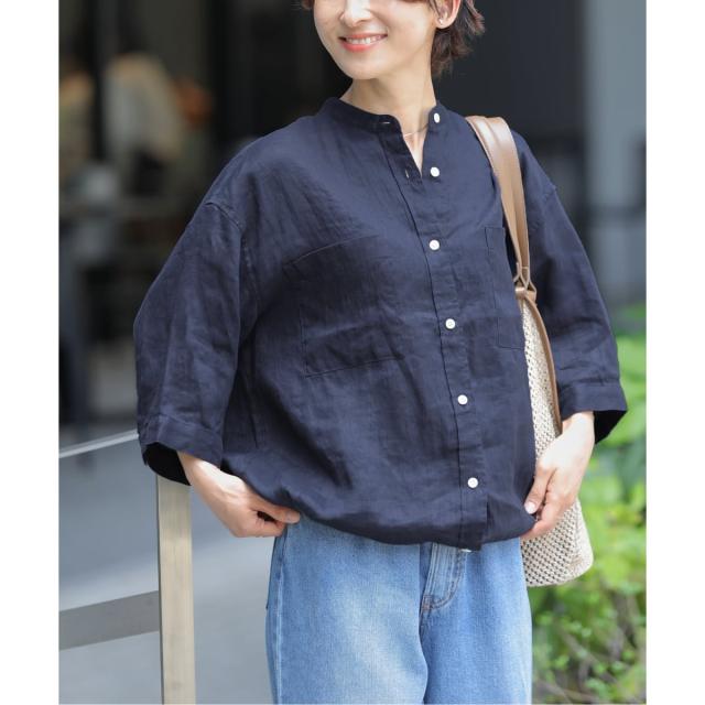 ジャーナルスタンダード レリューム（JOURNAL STANDARD relume）/《追加 / 新色》カラーリネンドロストシャツ
