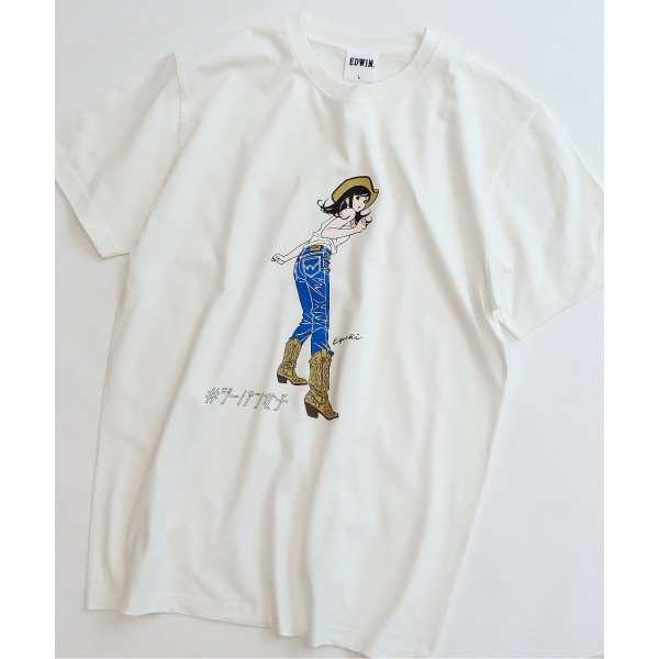 ジャーナルスタンダード レリューム Edwin エドウィン ジーパン女子 江口寿史tシャツ Western Girl の通販はau Pay マーケット Brand Square By Oioi ブランドスクエアbyマルイ