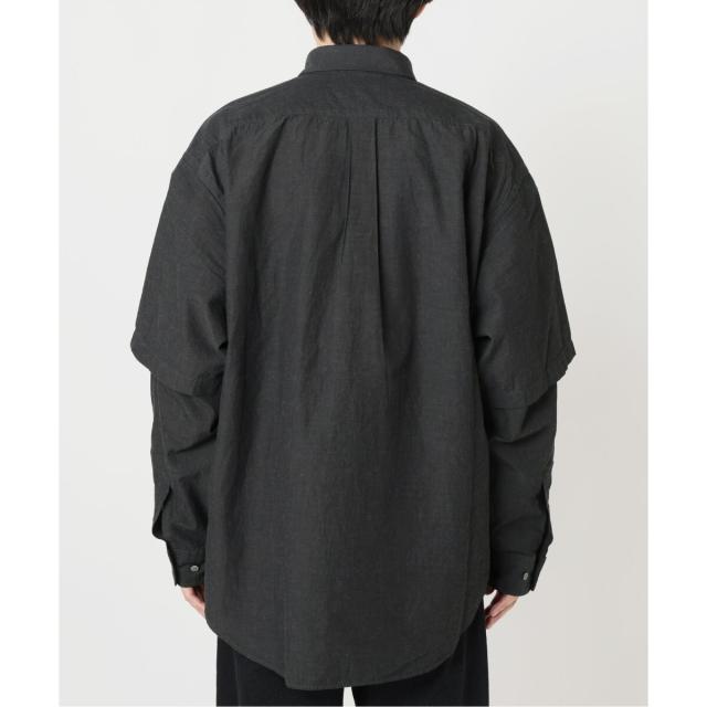 J．S．ホームステッド（J．S．Homestead）/《予約》J．S．Homestead / コットンリネン ウェザー2ウェイスリーブシャツの通販は