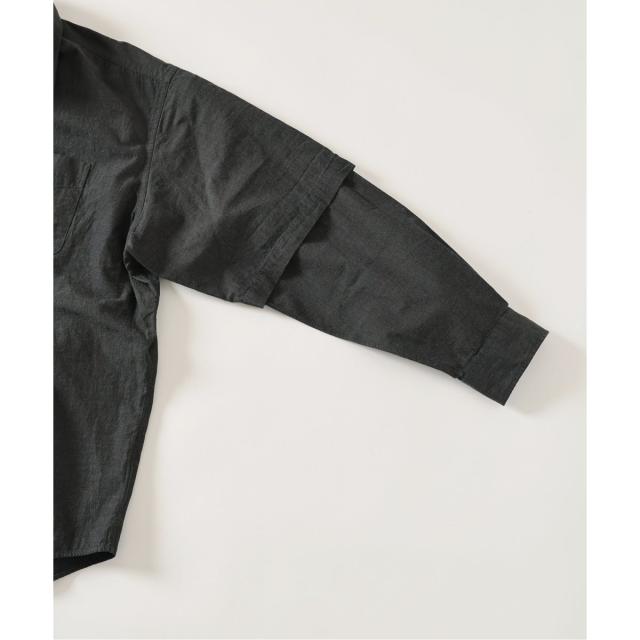 J．S．ホームステッド（J．S．Homestead）/《予約》J．S．Homestead / コットンリネン ウェザー2ウェイスリーブシャツの通販は