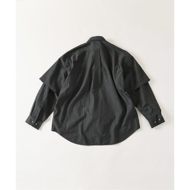 J．S．ホームステッド（J．S．Homestead）/《予約》J．S．Homestead / コットンリネン ウェザー2ウェイスリーブシャツの通販は