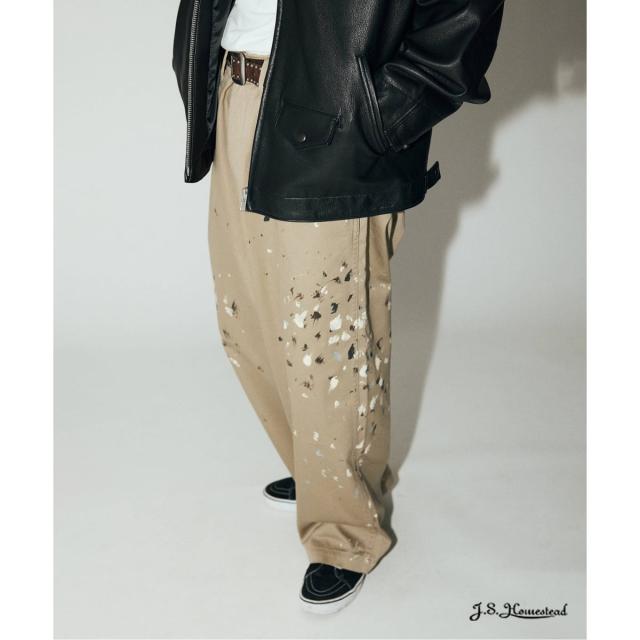 J．S．ホームステッド（J．S．stead）/J．S．stead / スプラッシュ ビッグ チノ パンツ