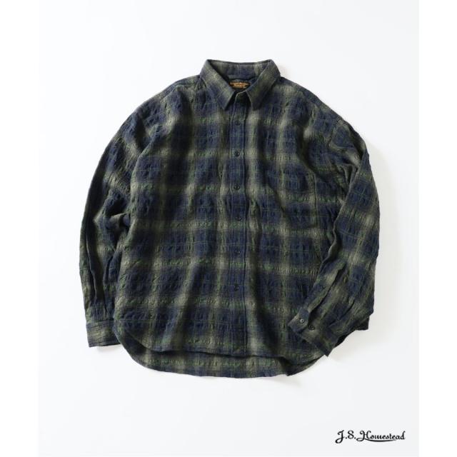 J．S．ホームステッド（J．S．stead）/J．S．stead / ディファレンス w/c チェック シャツ