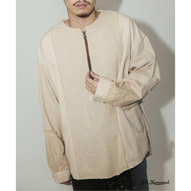 J．S．ホームステッド（J．S．stead）/J．S．stead / バリアス クロス ジップ シャツ