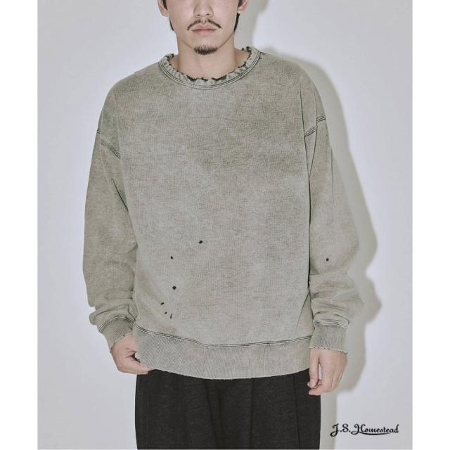 J．S．ホームステッド（J．S．stead）/J．S．stead / パシフィック 裏毛 ダメージ スウェット