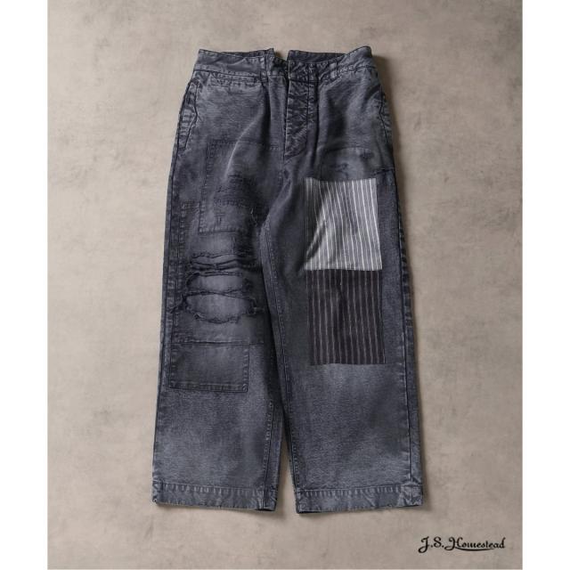 J．S．ホームステッド（J．S．stead）/《予約》J．S．stead / ユーロ ワーク パッチワーク パンツ