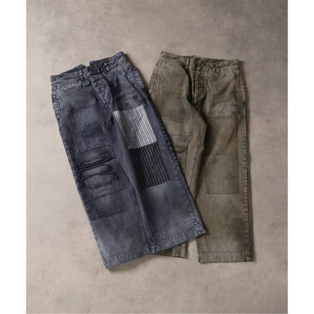 J．S．ホームステッド（J．S．stead）/《予約》J．S．stead / ユーロ ワーク パッチワーク パンツ