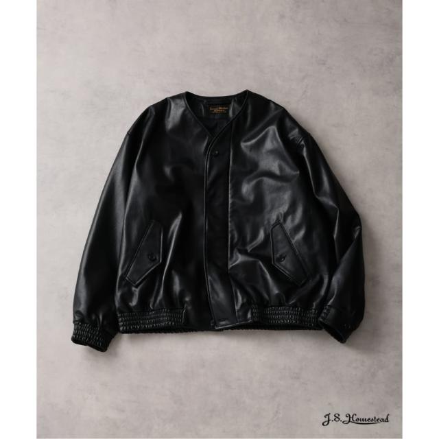 J．S．ホームステッド（J．S．stead）/J．S．stead / ゴート レザー カーディガン ジャケット