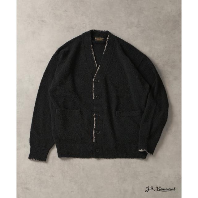 J．S．ホームステッド（J．S．stead）/《予約》J．S．stead / ハンド ステッチ ビアード カーディガン