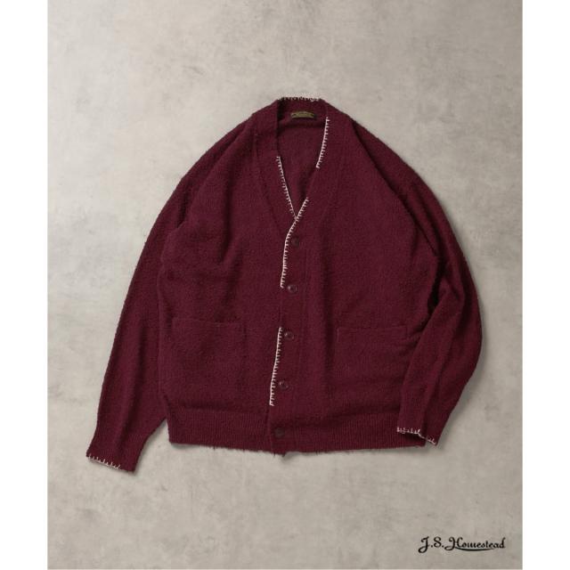 J．S．ホームステッド（J．S．stead）/《予約》J．S．stead / ハンド ステッチ ビアード カーディガン