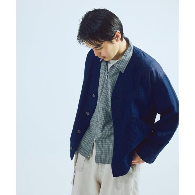 J．S．ホームステッド（J．S．Homestead）/J．S．Homestead / コットンリネン デニム “JUDO” ブルゾン_11