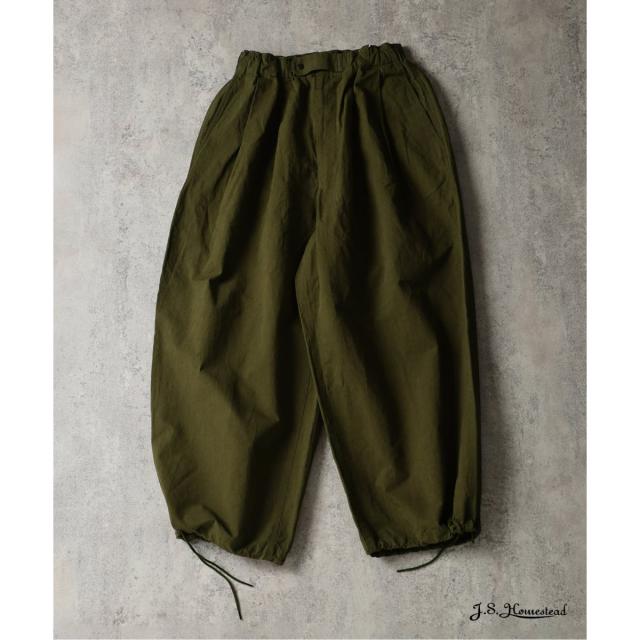 J．S．ホームステッド（J．S．Homestead）/《予約》J．S．Homestead / コットン ヘンプ エア クルー パンツ_2