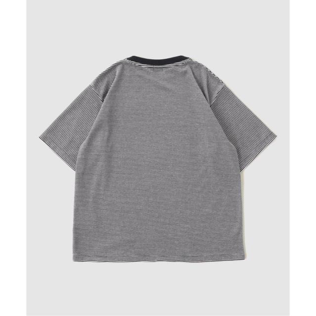 J．S．ホームステッド（J．S．Homestead）/J．S．Homestead / ベルベット ボーダー キー × ボート ネック Tシャツ_5