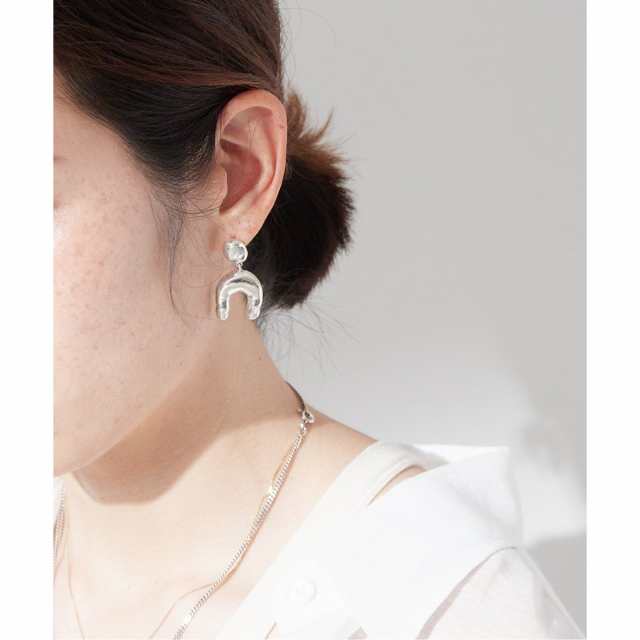 ジャーナルスタンダード レサージュ（journal standard L’essage）/【AGMES/アグメス】 WISHBONE EARRINGS STERLING SILVER：ピアス