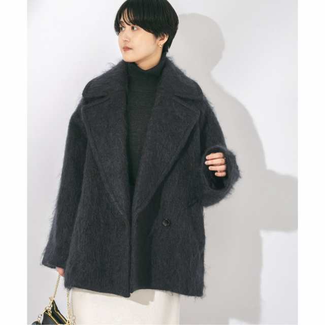 JOURNAL STANDARD L'ESSAGE ウール モヘヤ ダブルコート