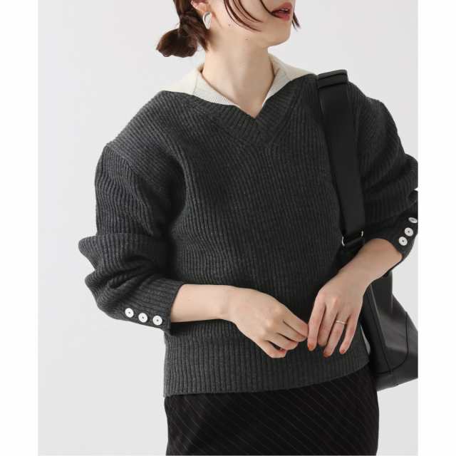 ジャーナルスタンダード レサージュ（journal standard L’essage）/【JANE SMITH/ジェーンスミス】7G RIDGE KNITTING LAYERED PUL：