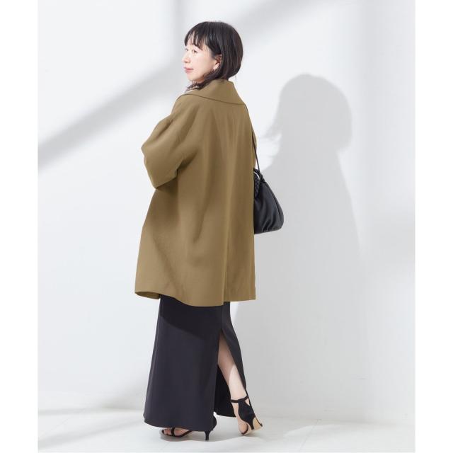 JOURNAL STANDARD L'ESSAGEバックサテンワイドカラーコート バックサテン ワイドカラーコート（その他ブルゾン／アウター