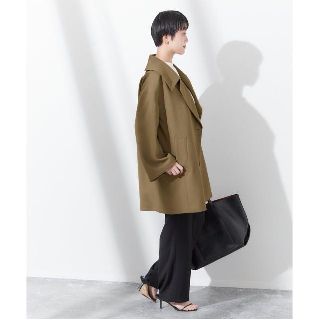 JOURNAL STANDARD L'ESSAGEバックサテンワイドカラーコート バックサテン ワイドカラーコート（その他ブルゾン／アウター