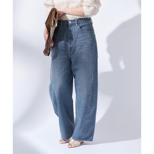 美品◆ジャーナルスタンダードレサージュ アンティークデニム ギャザータックパンツ journal standard L'essage（ジャーナルスタンダードレサージュ