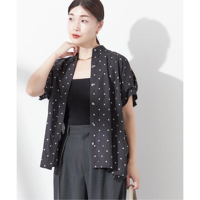 レサージュ DEVEAUX/ドットタックスリーブシャツ　黒色 レサージュ DEVEAUX/ドットタックスリーブシャツ 黒色 （追加4