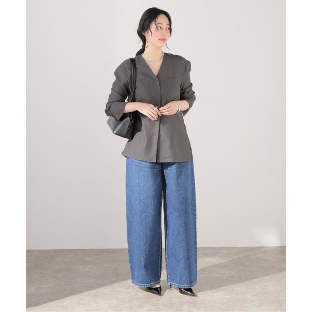 新品未使用JOURNAL STANDARD L'ESSAGE ノーカラーシャツ ノーカラーシャツ（シャツ／ブラウス）｜JOURNAL STANDARD L