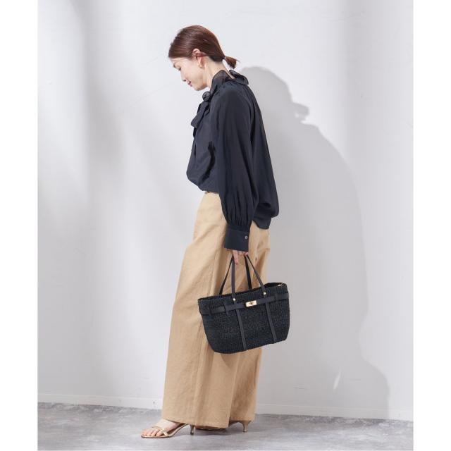 美品　ジャーナルスタンダード　レサージュ　リボン　ブラウス　ボウタイ journal standard L'essage（ジャーナルスタンダードレサージュ