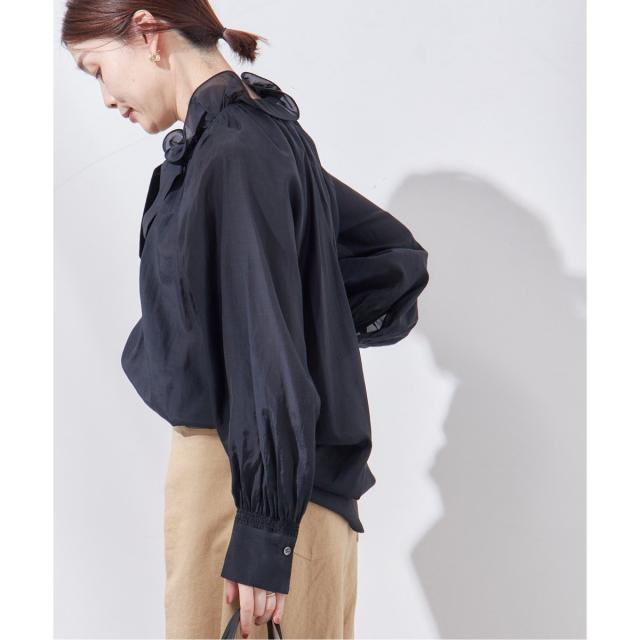 美品　ジャーナルスタンダード　レサージュ　リボン　ブラウス　ボウタイ journal standard L'essage（ジャーナルスタンダードレサージュ