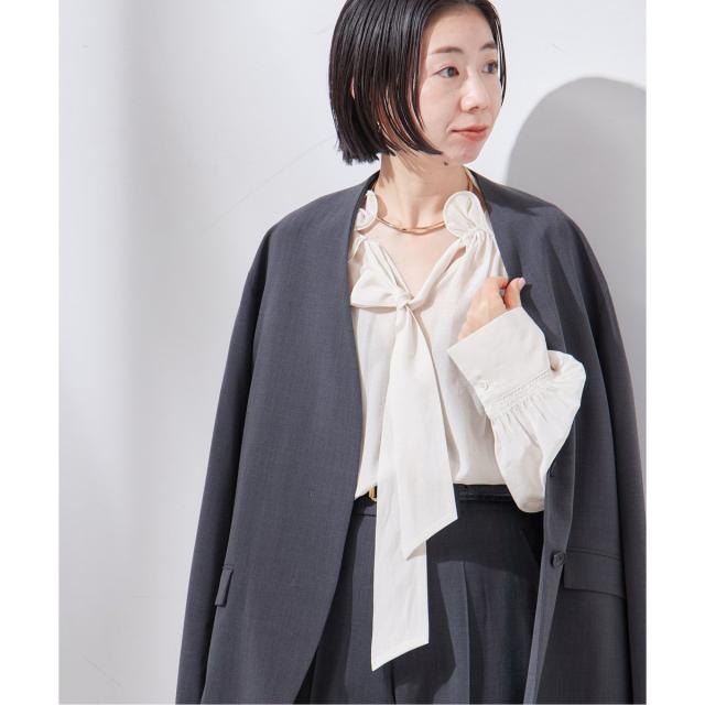 美品　ジャーナルスタンダード　レサージュ　リボン　ブラウス　ボウタイ 追加》CPリボンブラウス（シャツ／ブラウス）｜JOURNAL STANDARD