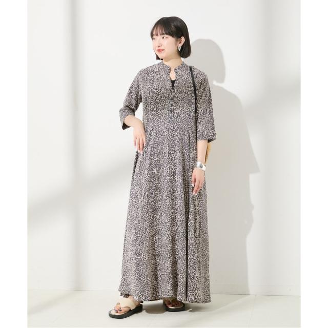 ジャーナルスタンダード レサージュ（journal standard L’essage）/《追加》《別注》【LUSANA / ルサーナ】CARL MAXI DRESS：ワンピース