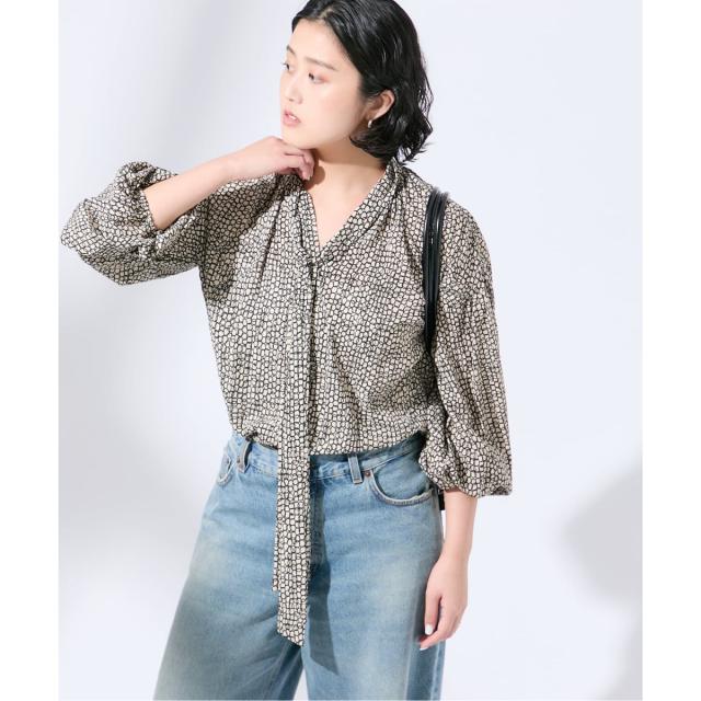 ジャーナルスタンダード レサージュ（journal standard L’essage）/《追加》IDEVEAUX＊IPEKERボウタイブラウス