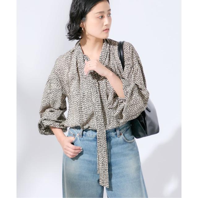 ジャーナルスタンダード レサージュ（journal standard L’essage）/《追加》IDEVEAUX＊IPEKERボウタイブラウス