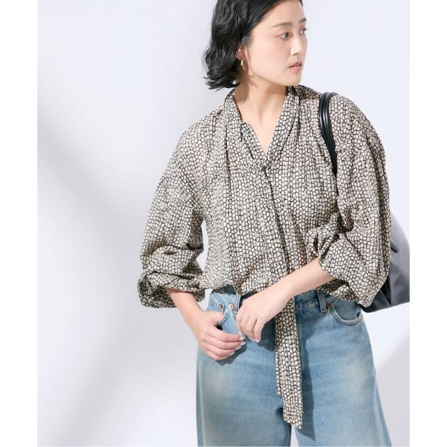 ジャーナルスタンダード レサージュ（journal standard L’essage）/《追加》IDEVEAUX＊IPEKERボウタイブラウス