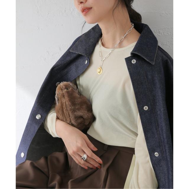 ジャーナルスタンダード レサージュ（journal standard L’essage）/《追加》【金子綾さん着用】ベロアロングスリーブプルオーバー