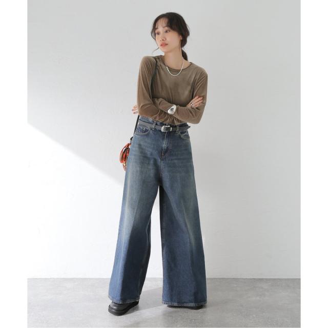 ジャーナルスタンダード レサージュ（journal standard L’essage）/《追加》【金子綾さん着用】ベロアロングスリーブプルオーバー