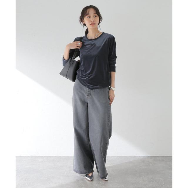 ジャーナルスタンダード レサージュ（journal standard L’essage）/《追加》【金子綾さん着用】ベロアロングスリーブプルオーバー