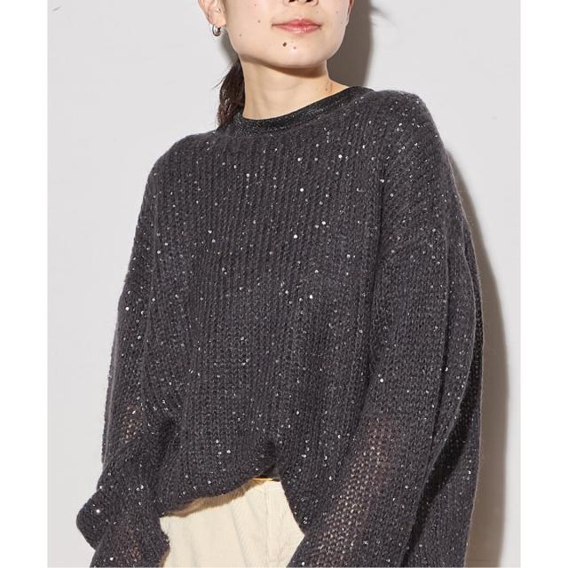 ジャーナルスタンダード レサージュ（journal standard L’essage）/《追加》モヘヤMIXスパンコールプルオーバー