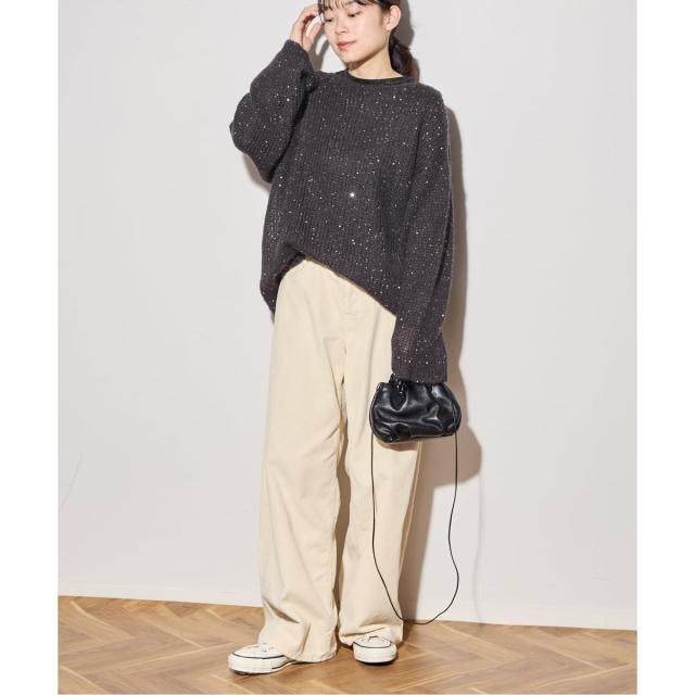 ジャーナルスタンダード レサージュ（journal standard L’essage）/《追加》モヘヤMIXスパンコールプルオーバー